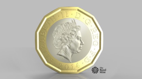 IMAGE OF NEW POUND COIN INTRODUCED 2017