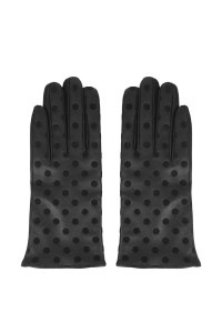 Topshop Polka Dot Leather Gloves, £25